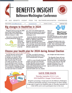 Benefits Insight Newsletter - Sept 2017